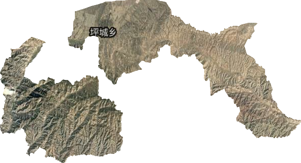 坪城鄉衛星圖