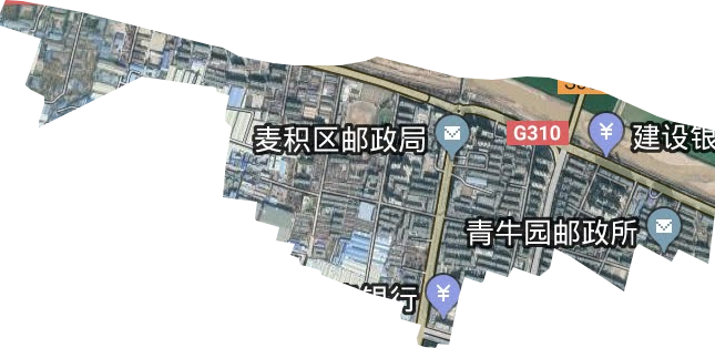 橋南街道衛星圖