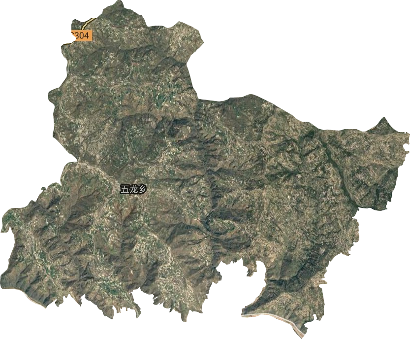 五龍鄉(xiāng)衛(wèi)星圖