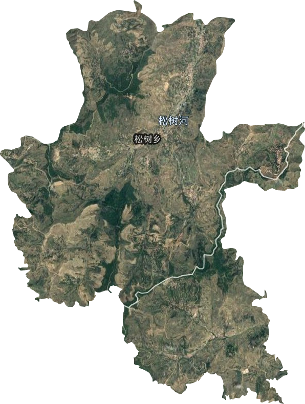 松樹鄉衛星圖