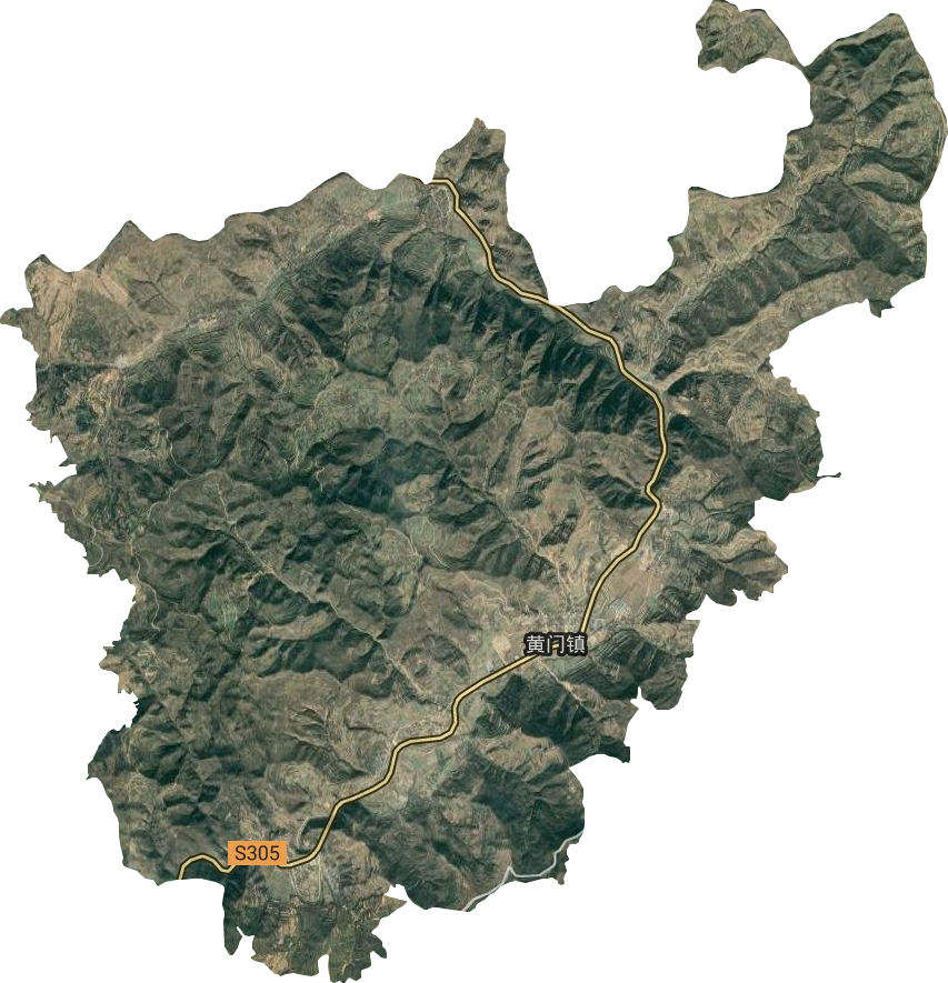 黃門鄉衛星圖