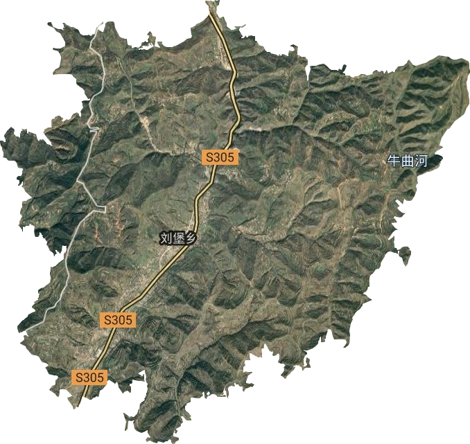 劉堡鄉衛星圖