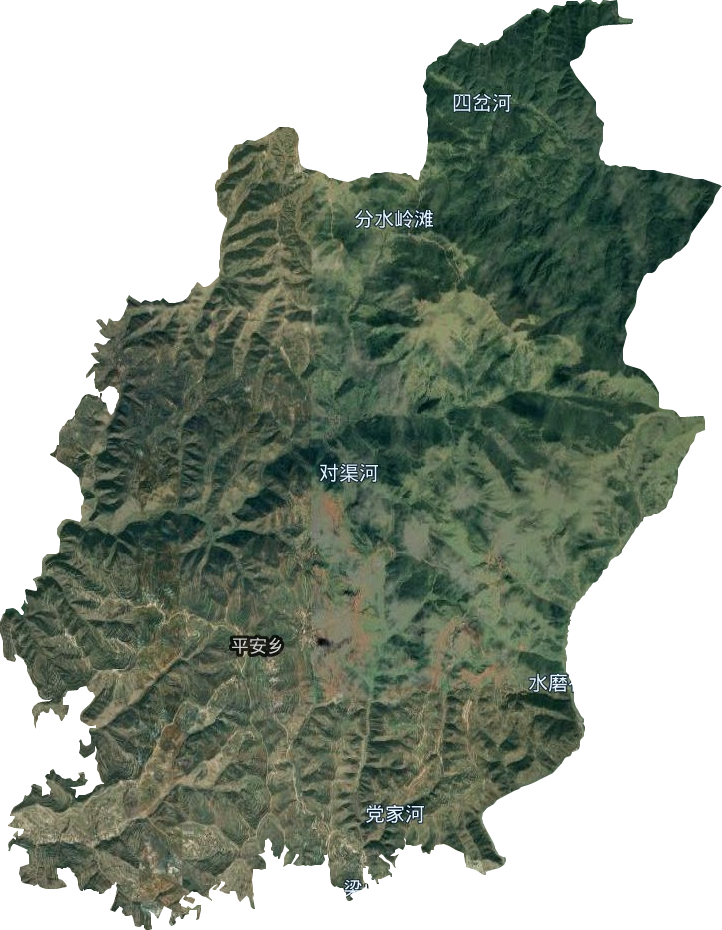 平安鄉衛星圖