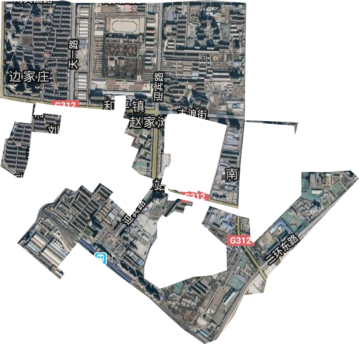 火車站街街道衛星圖