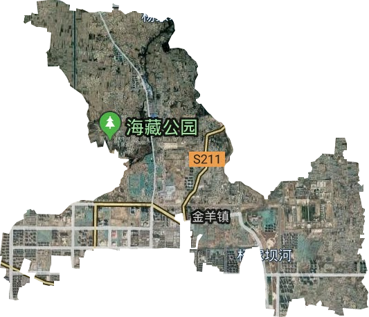 金羊鎮衛星圖