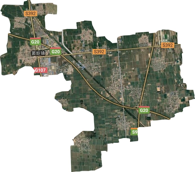竇嫗鎮衛星圖