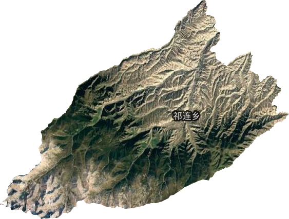 祁連鄉(xiāng)衛(wèi)星圖