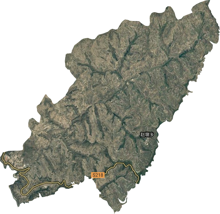 趙墩鄉衛星圖