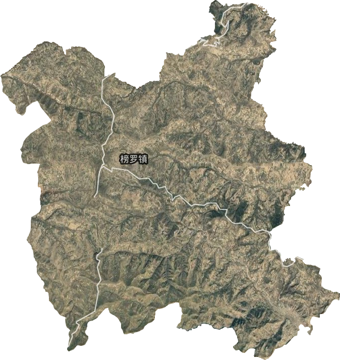 榜羅鎮衛星圖