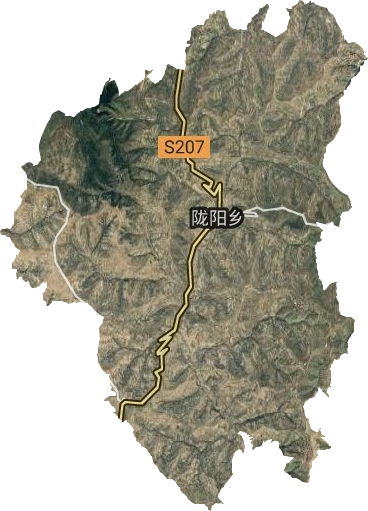 隴陽鄉衛星圖