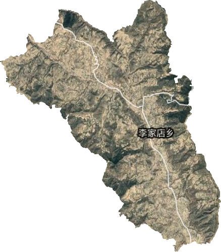 李家店鄉衛星圖