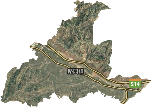 路園鎮(zhèn)衛(wèi)星圖