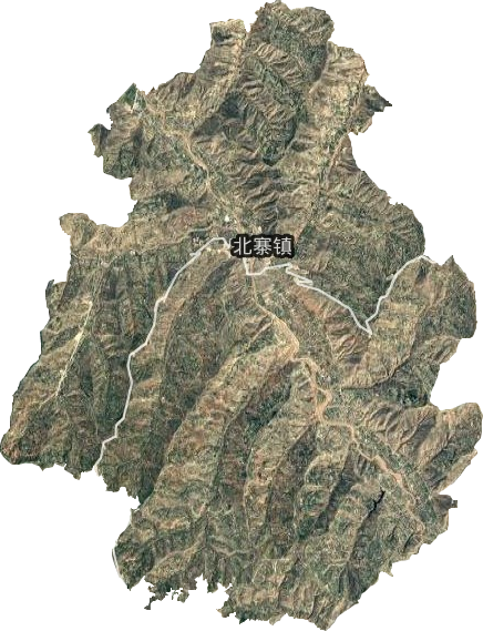 北寨鎮(zhèn)衛(wèi)星圖