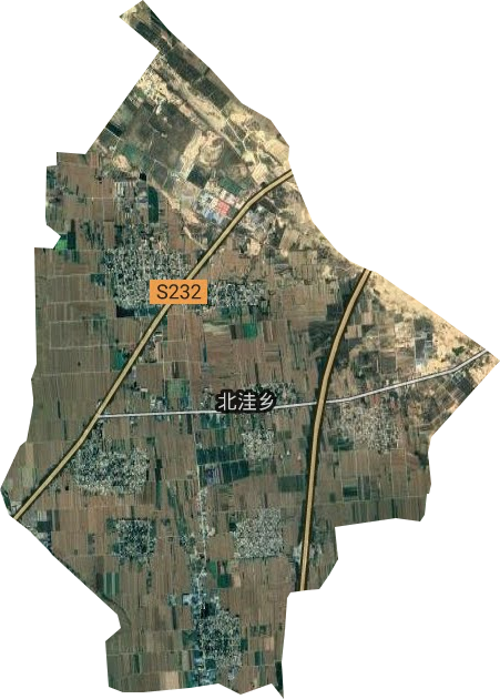 北洼鄉衛星圖