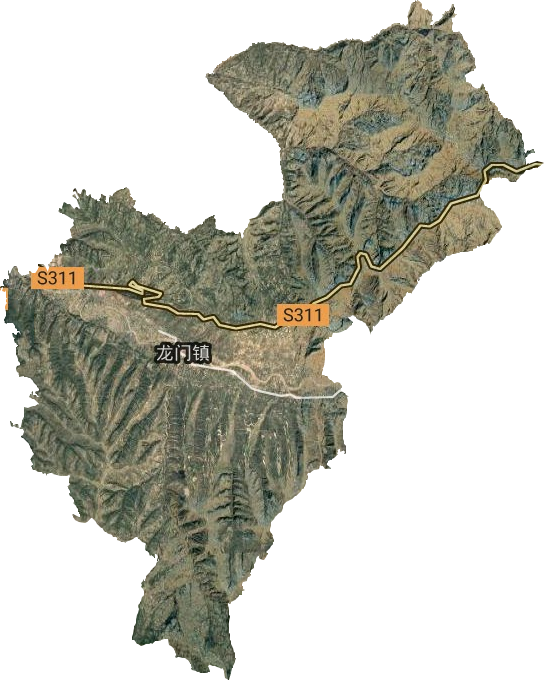 龍門鎮(zhèn)衛(wèi)星圖