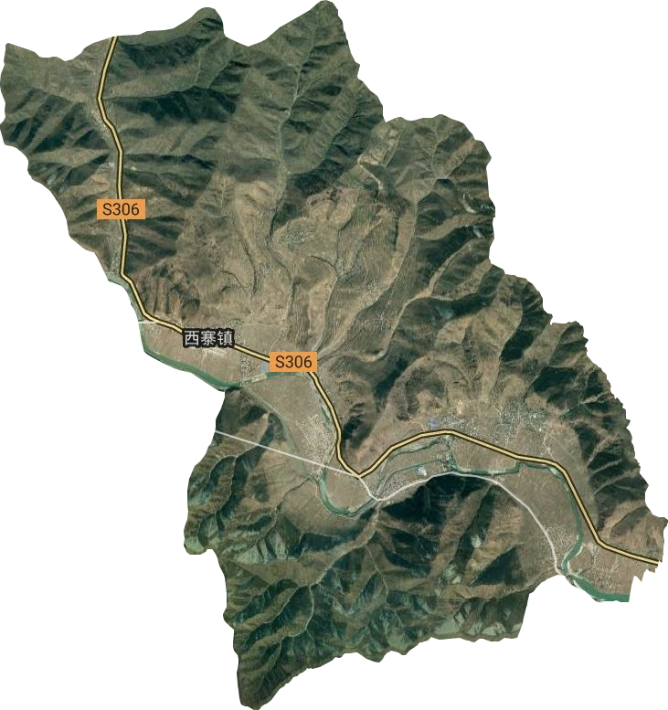 西寨鎮衛星圖