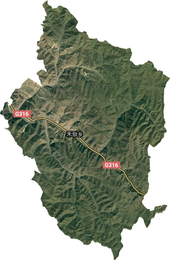 禾馱鄉衛星圖
