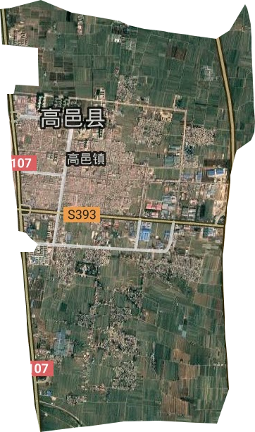 高邑鎮衛星圖