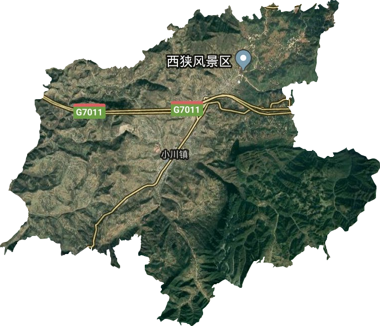小川鎮衛星圖