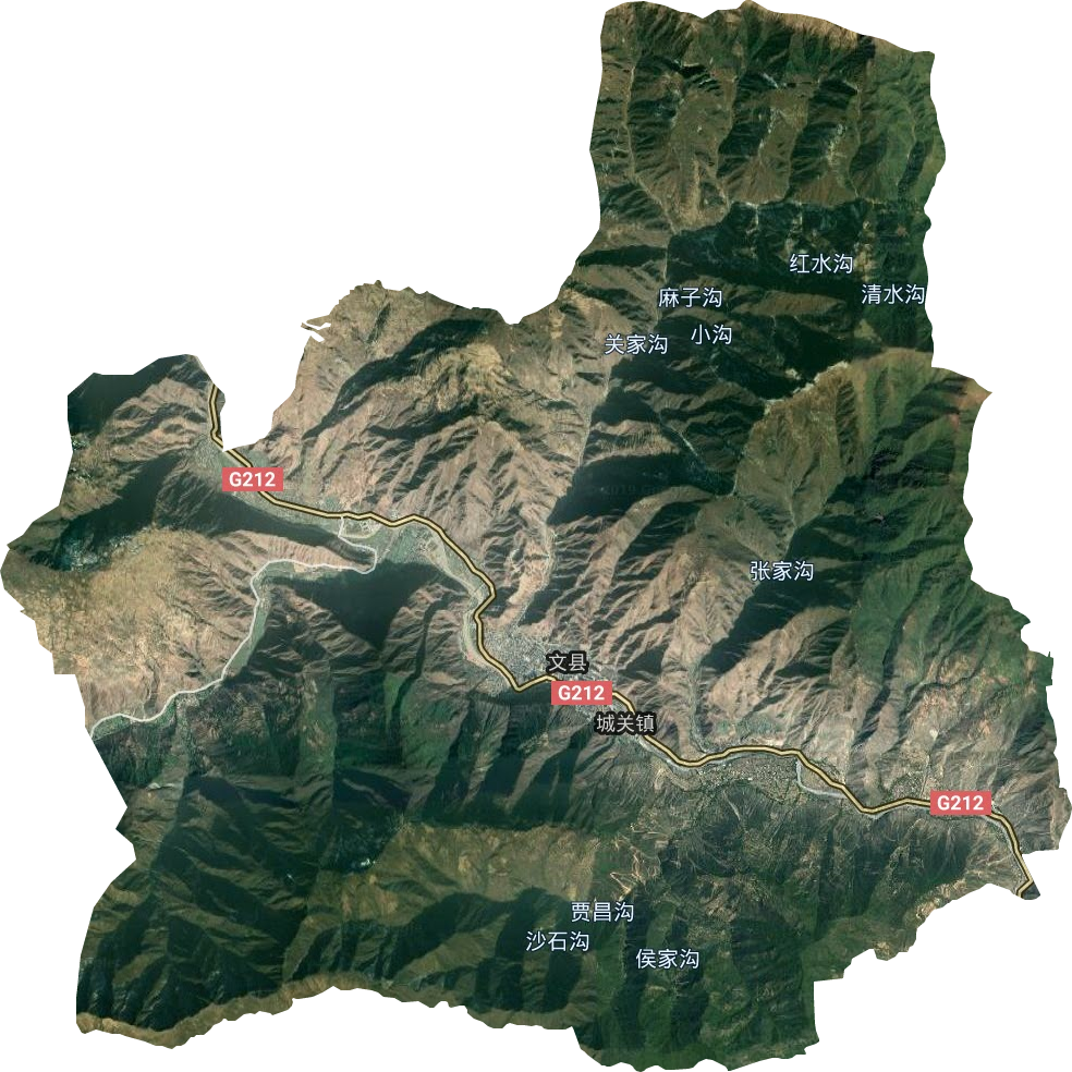 城關(guān)鎮(zhèn)衛(wèi)星圖
