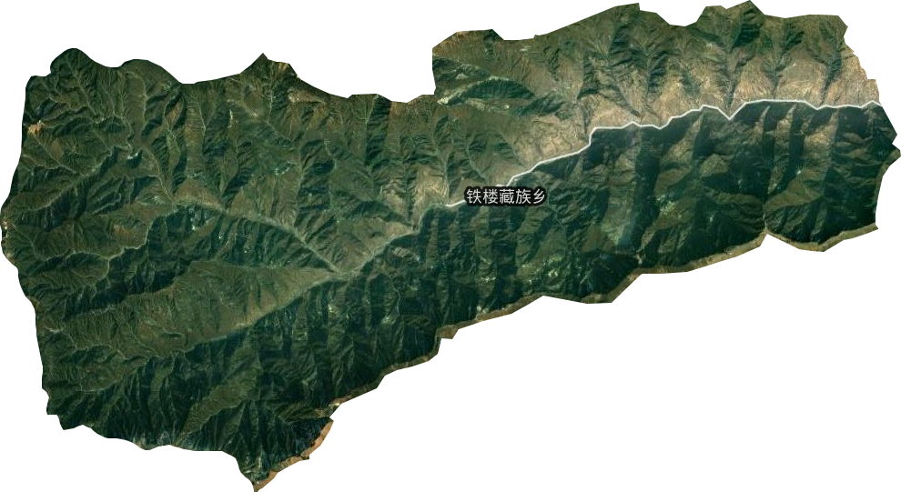鐵樓藏族鄉(xiāng)衛(wèi)星圖