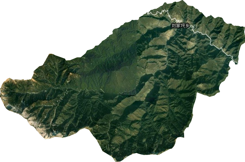 劉家坪鄉衛星圖