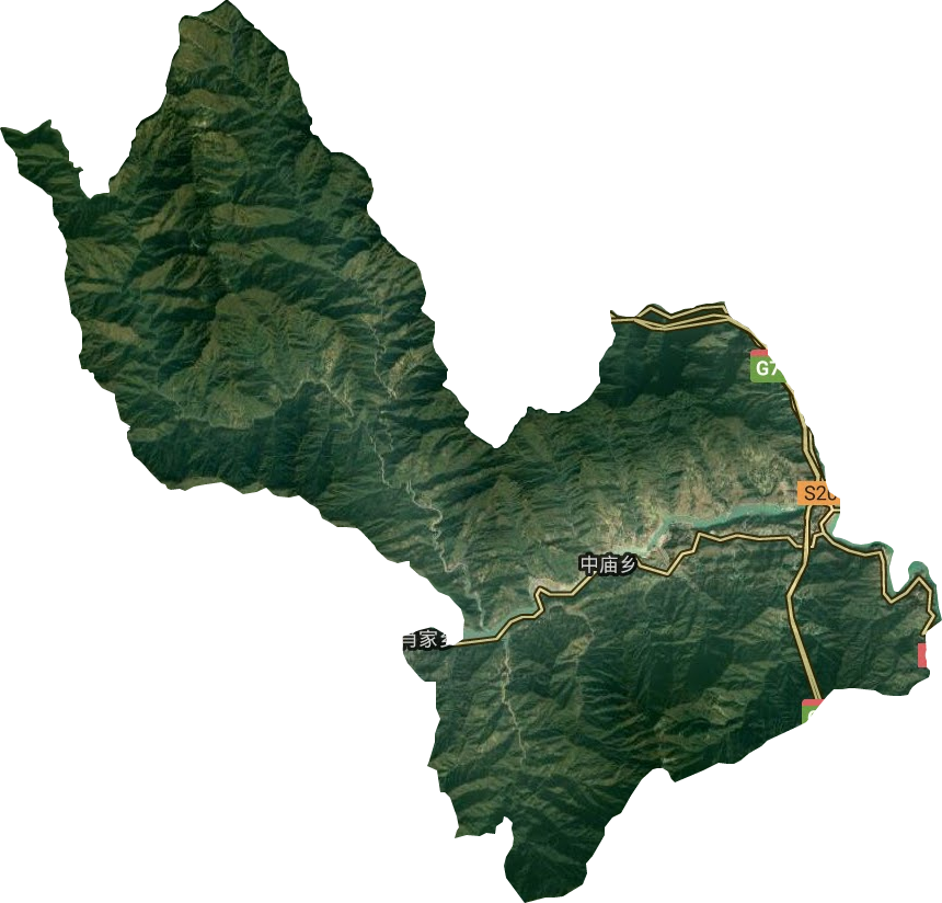 中廟鄉衛星圖
