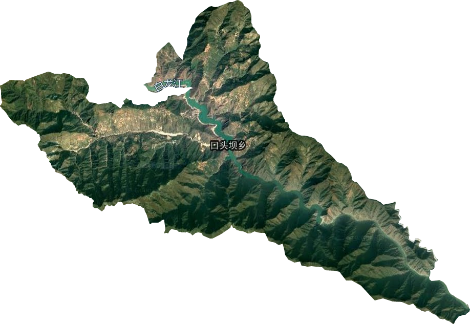 口頭壩鄉(xiāng)衛(wèi)星圖