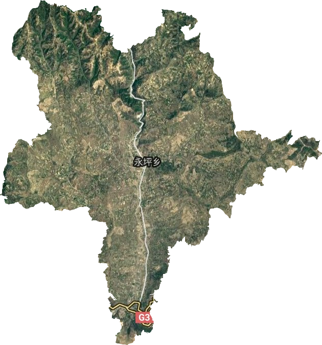 永坪鄉(xiāng)衛(wèi)星圖