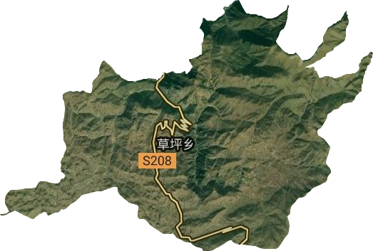草坪鄉衛星圖