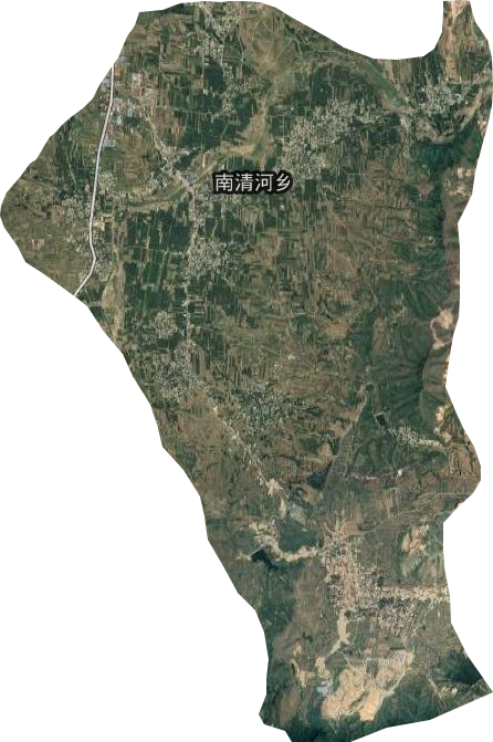南清河鄉衛星圖