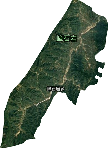嶂石巖鄉衛星圖