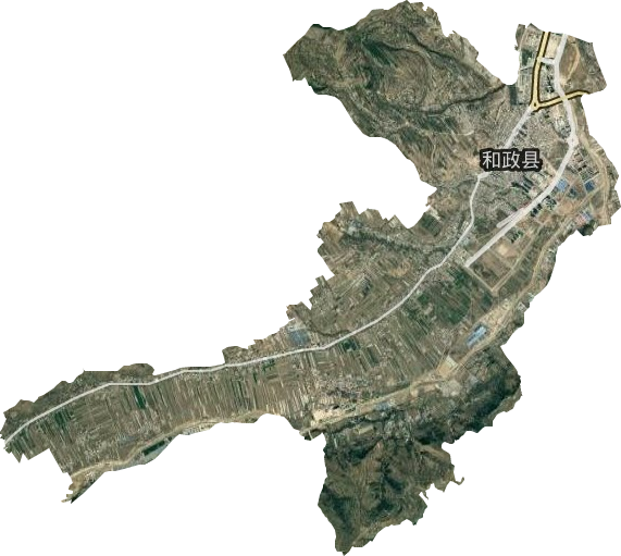 城關鎮衛星圖