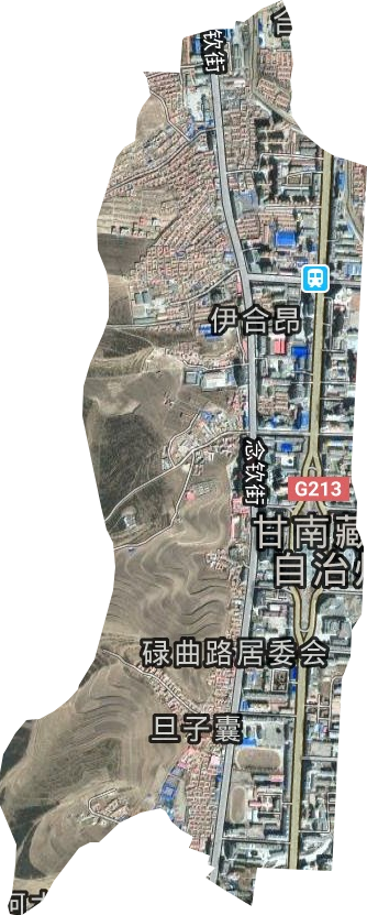 伊合昂街道衛星圖