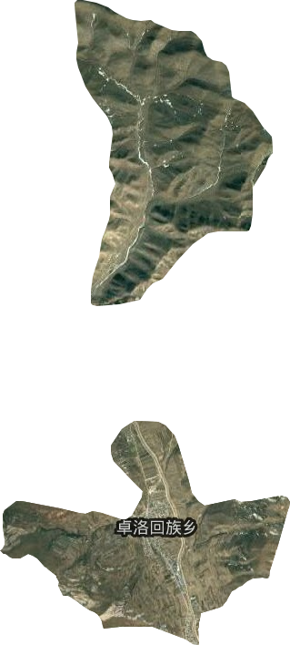 卓洛回族鄉(xiāng)衛(wèi)星圖