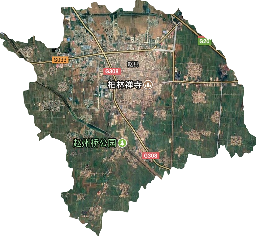 趙州鎮衛星圖