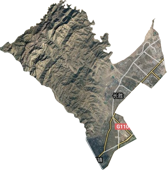長勝街道衛星圖