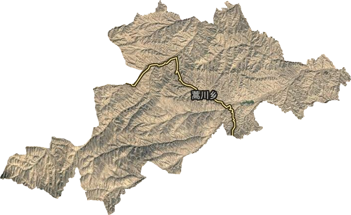 蒿川鄉(xiāng)衛(wèi)星圖