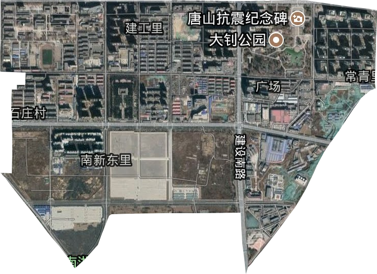 廣場街道衛(wèi)星圖