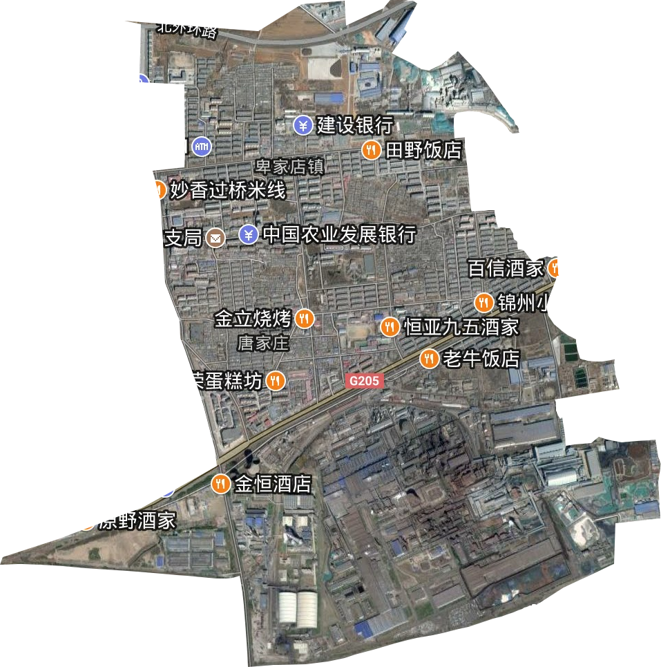 唐家莊街道衛(wèi)星圖