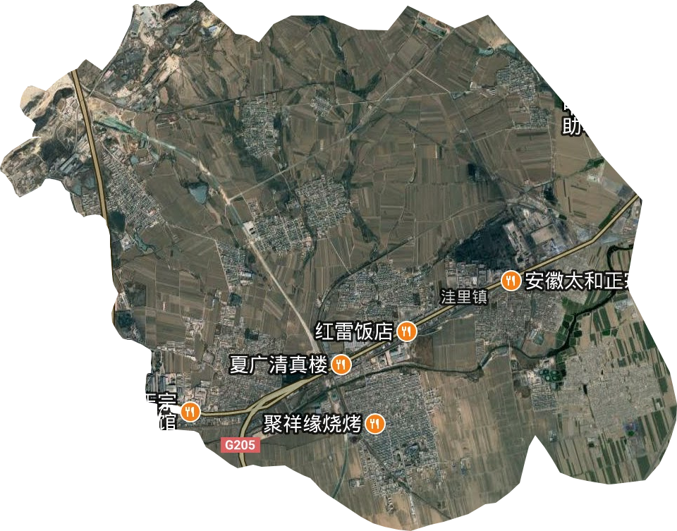 洼里鎮(zhèn)衛(wèi)星圖