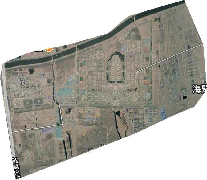 八里灘養殖場衛星圖