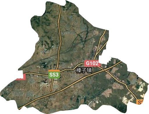 榛子鎮(zhèn)衛(wèi)星圖