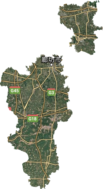 廊坊市衛星圖