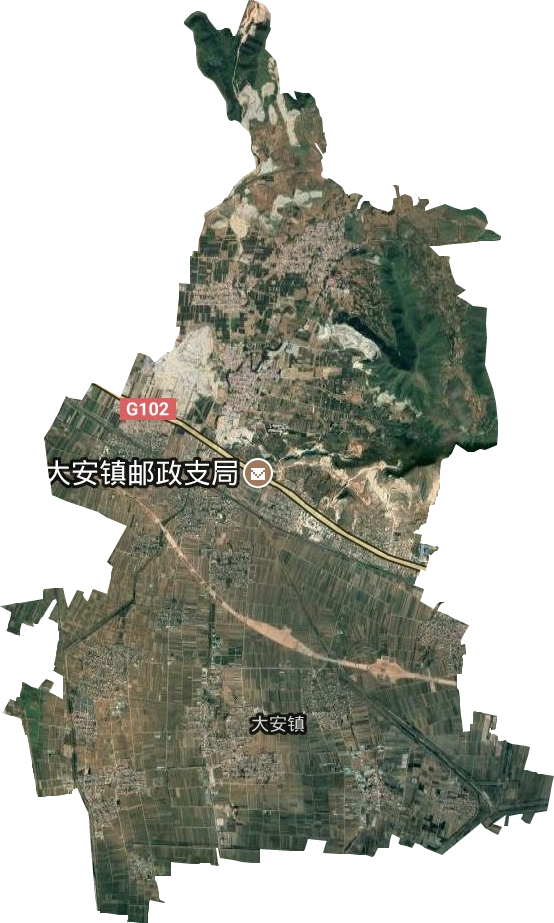 大安鎮鎮衛星圖