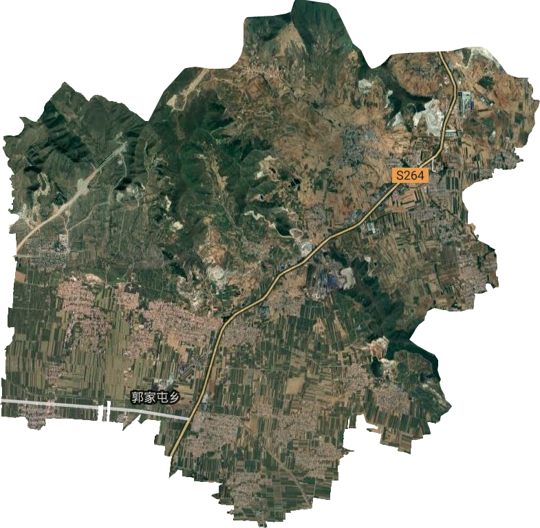 郭家屯鄉衛星圖
