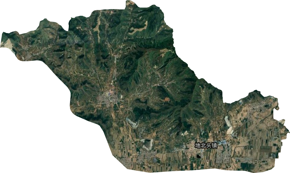 地北頭鎮衛星圖