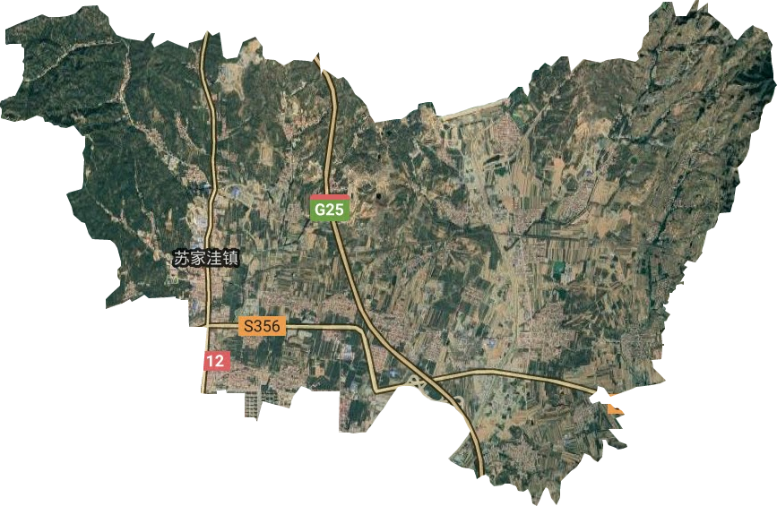 蘇家洼鎮(zhèn)衛(wèi)星圖