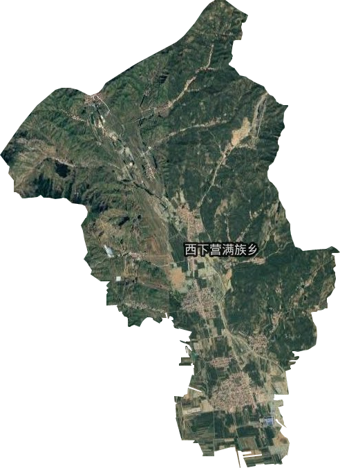 西下營滿族鄉衛星圖