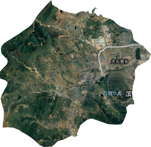 大五里鄉衛星圖